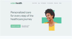 Desktop Screenshot of edenhealth.com